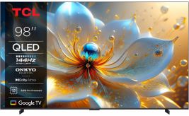 TCL 98T8C 98” | Grote 4K QLED Smart TV | Supersnel 144Hz & Dolby Vision | Google TV + WiFi