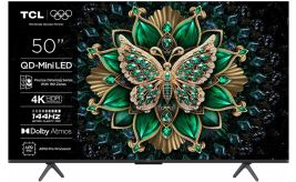 TCL 50C61K | 50" 4K Ultra HD QD-MiniLED | 120Hz | Google TV | Dolby Vision | HDMI 2.1 | Smart TV
