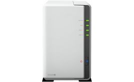 Synology DiskStation DS220J NAS 6TB | 2 Drive Bays | Inclusief 2 x 3TB HDD | 1x Gigabit Ethernet | Wit