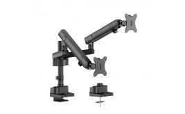 ACT AC8328 | Verstelbare Monitor-bureaubeugel | Tot 35" | Max 12kg | VESA 100x100 | 2 Monitoren