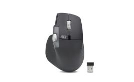 ACT AC5147 | Draadloze Multi-Connect Muis | Bluetooth en USB-A Ontvanger | Oplaadbaar | 4800 DPI | Stille Klik | Zwart