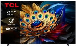 TCL 98C655 98" | Ultra HD 4K QLED Smart TV | Google TV | Dolby Vision & HDR10+ | 60Hz | AI Picture & Sound | Wifi & Bluetooth