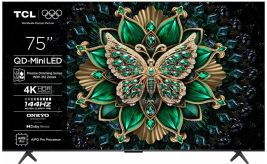 TCL 75Q6C | 75" 4K Ultra HD QD-MiniLED | 120Hz | Google TV | Dolby Vision | HDMI 2.1 | Smart TV