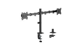 Sbox Desktop Dual Arm | Monitorarm 17 tot 32 inch | VESA 75x75 en 100x100 | 2x Max. 9 kg