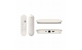 Google TV Streamer Wit 4K | 32GB Opslag | Bluetooth + Wifi + Ethernet