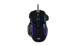 Baracuda PIRANHA RGB | Bedrade Gaming Muis | USB-A | 7200 DPI | Zwart
