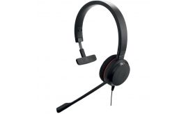 Jabra Evolve 20 UC | Bedrade On-ear Mono Headset | USB-A | Zwart