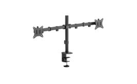 SBOX LCD-352/2-2 | Verstelbare Monitor-bureaubeugel | Tot 32" | Max 9kg | VESA 100x100 | 2 Monitoren