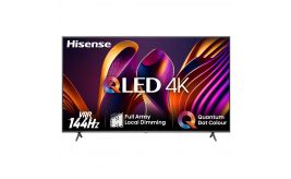 Hisense 55E7NQPRO 55" | 4K Ultra HD QLED Smart TV | VIDAA + Wifi | Dolby Vision | Local Dimming | Quantum Dot voor Levendige Kleuren | 144Hz