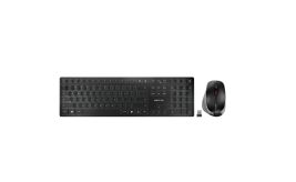 CHERRY DW 9500 Slim | Toetsenbord en Muis | RF Draadloos + Bluetooth | QWERTY (Engels) | Zwart en Grijs