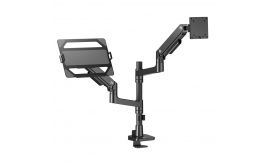 ACT AC8341 Premium | Verstelbare Monitor-bureaubeugel | Tot 49" | Max 20kg | VESA 100x100 | 1 Monitor en Laptop