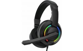 Baracuda HYDRA RGB Rainbow | Gaming Headset 3,5mm & USB | Zwart