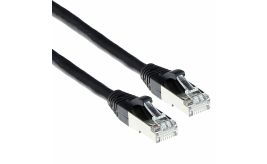 ACT netwerkkabel | Cat6A | S/FTP (S-STP) | 30 m | Zwart | FB6930