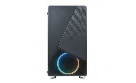 Azza Noir 130 RGB | Micro Tower Case | Zwart | Open Box