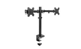 ACT Essentials AC8362 | Monitorarm voor 2 Schermen tot 32" | 8kg per Scherm | VESA 75x75 / 100x100 | Bureauklem