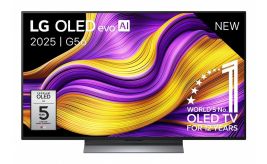 LG OLED48G56LS | 48'' OLED evo AI G5 Smart TV | 4K Ultra HD 165Hz | webOS 25 | WiFi | Zwart | Inclusief standaard