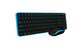 QWARE Wireless Waterford Toetsenbord + Muis Blauw