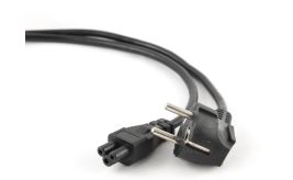 Gembird PC-186-ML12 | 3 m Stroomkabel | Schuko (CEE 7/7) naar C5 (Mickey Mouse) | Zwart | VDE-goedgekeurd | 10A / 250V