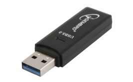 Gembird UHB-CR3-01 | Geheugenkaartlezer | USB 2.0 | SD/microSD | Zwart