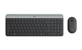 Logitech MK470 Slim Combo | Draadloos Toetsenbord en Muis | QWERTY US International | Grafiet | RETURNED