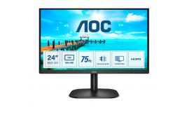 AOC 24B2XDM 23,8" | 1920x1080 Full HD VA | 75Hz | 4ms | 3-zijdig Randloos | Flicker-Free | Low Blue Light | Monitor | RENEWED