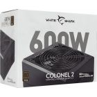 White Shark Colonel 2 | 600 Watt Bronze ATX PSU | Power Supply | Voeding