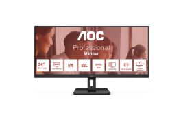 AOC U34E2M 34" | UWQHD 3440x1440 | VA | 100Hz | 4ms | Ultrawide Monitor | Zwart