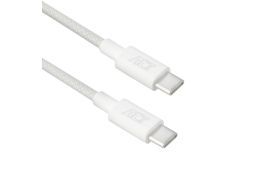 ACT AC3080 | USB 2.0 Kabel | USB-C naar USB-C | 60W | 480Mbps | Wit | 1 Meter