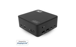 ACT Universeel USB-C Dockingstation | 4K | 3 Monitoren via HDMI en DisplayPort | DisplayLink